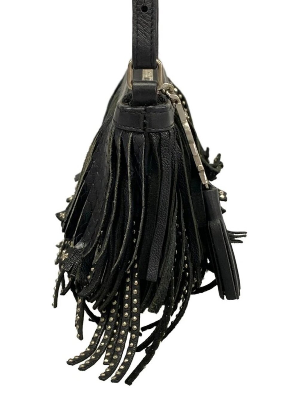SAINT LAURENT PARIS 413183 Black Leather Shoulder Bag - Picture 2 of 15